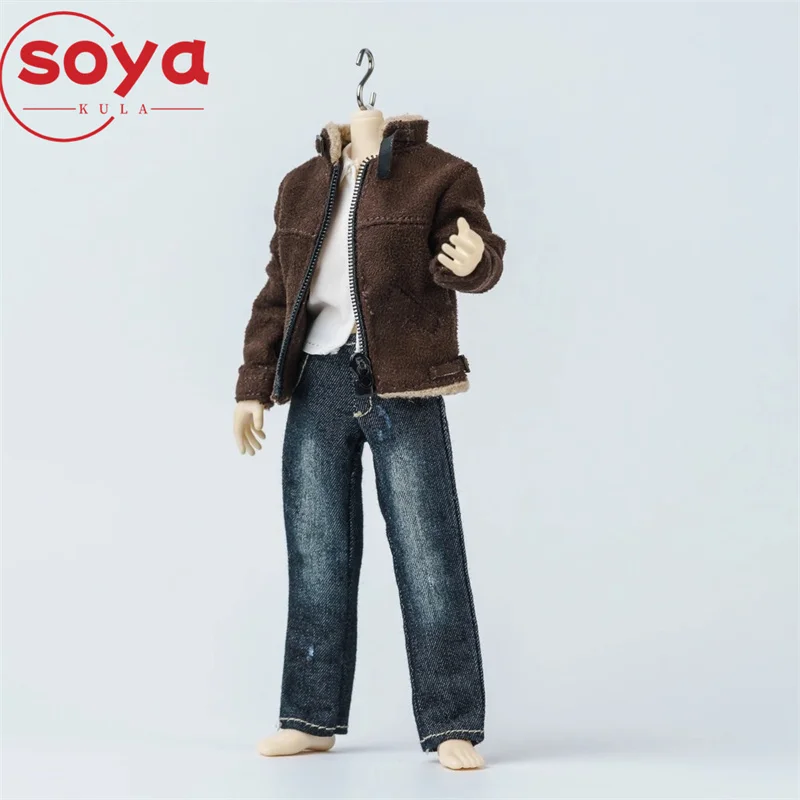 เสื้อผ้าโมเดลชาย 1/12 แจ็คเก็ต กางเกง เสื้อเชิ้ต กางเกงขายาว สำหรับฟิกเกอร์แอคชั่น ขนาด 1:12 Asi 3.0 Beriming BJD Notaman Mezco Soldier