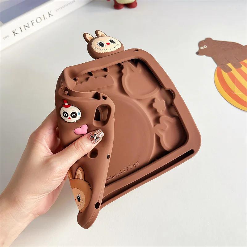 Capa infantil de silicone macio com rotação 360 para Infinix Xpad 11 2024 11 polegadas com suporte para lápis