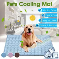 Dog Mat Cooling Summer Pad Pet Ice Pad For Dogs Cat Blanket Sofa Breathable Bed Summer Washable For Small Dogs Pet Supplies