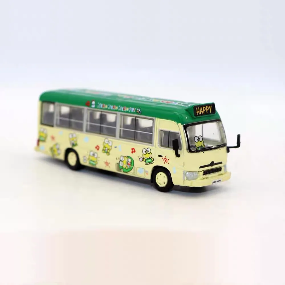 TINY 1:76 Green Minibus(19-seat)  Coaster Bus Diecast Model Car Collection Limited Edition Hobby Toys