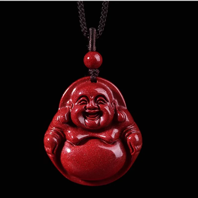 

Natural Genuine Maitreya Buddha Female Necklace Pendant