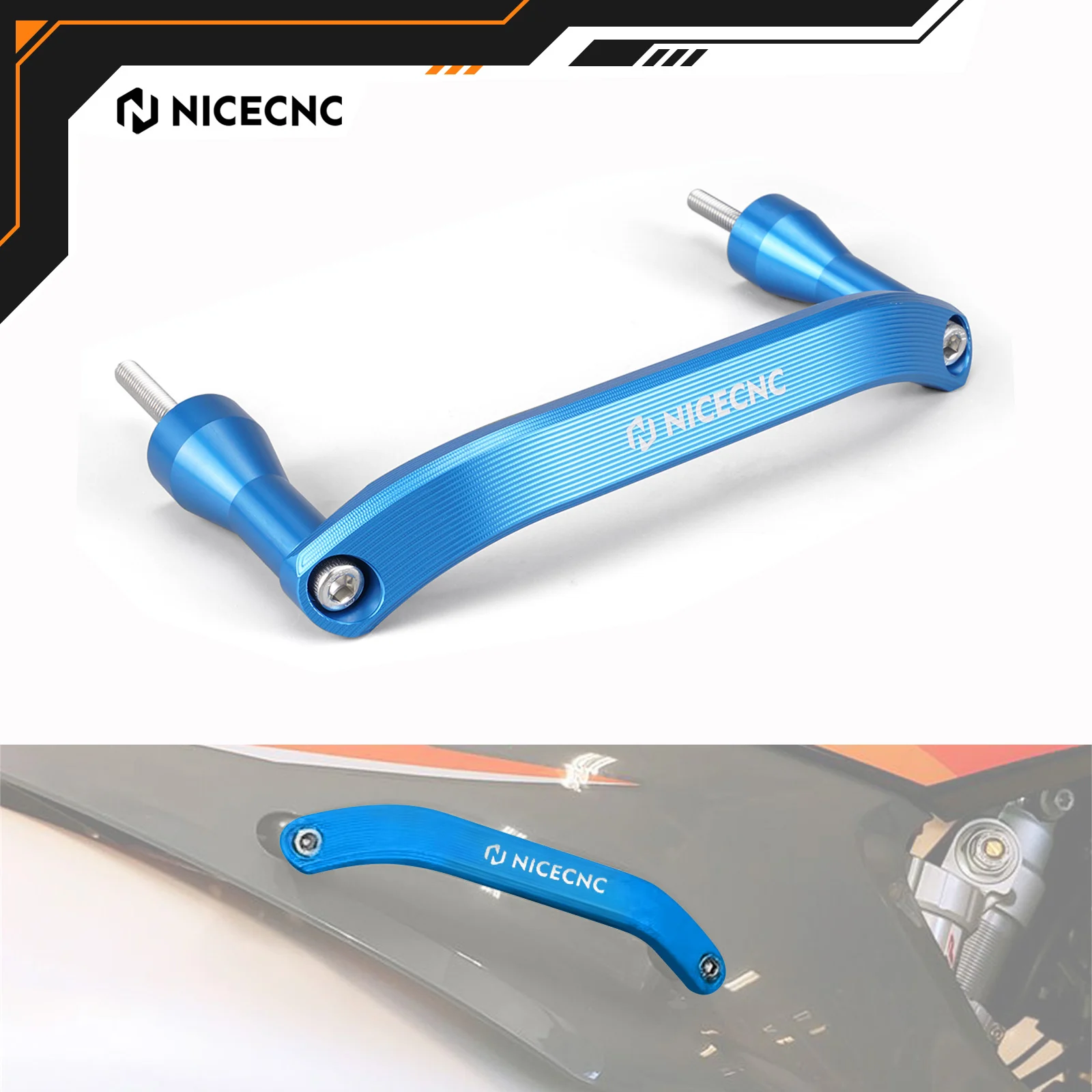 

NICECNC For Husqvarna TE300i TE250i TE150i FE 350 S FE501 S 2020-2023 TX300 FX350 FX450 2019-2022 Passenger Rear Grab Handle Bar