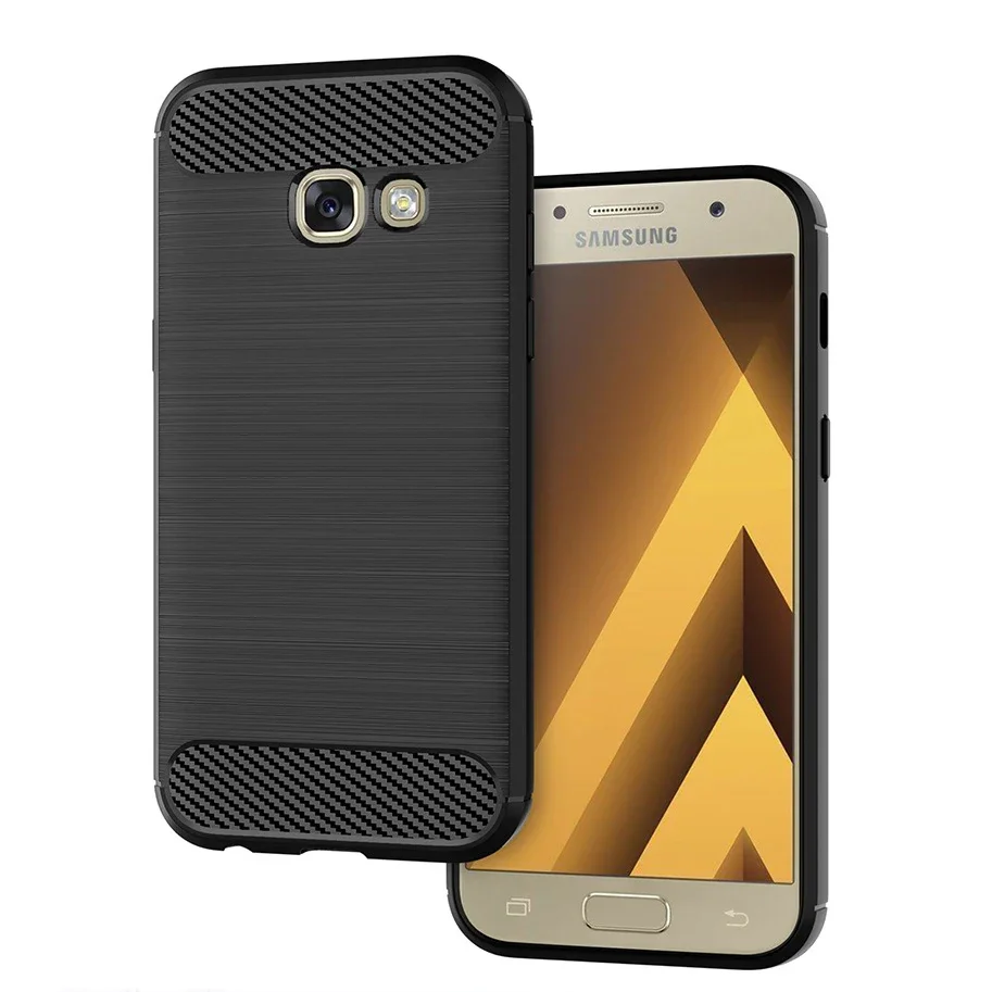 Case For Samsung Galaxy A3 2017 Case Silicone TPU Shockproof Carbon Cover for Samsung Galaxy A3 2017 A320 A320F Funda Capa Coque