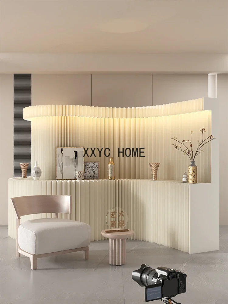 

Subareas Screens Display Stand Paper Wall Living Room Creative Partition Exhibition Mall Background Wall