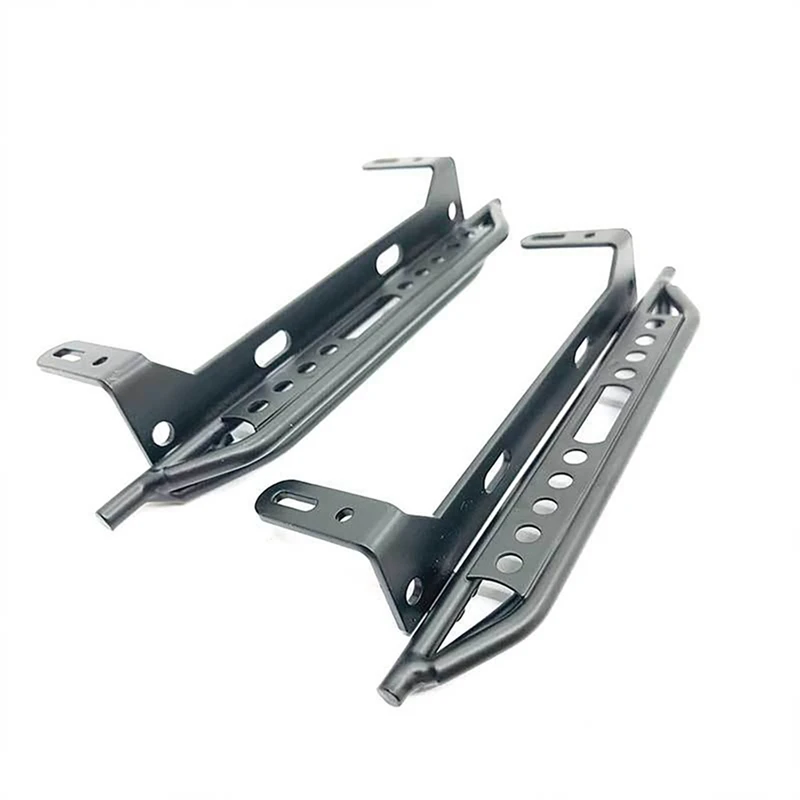 2Pcs Metal Pedals Side Steel Sliders Footboard For 1/10 Traxxas/TRX4/Defender T4 RC Crawler Car Accessories