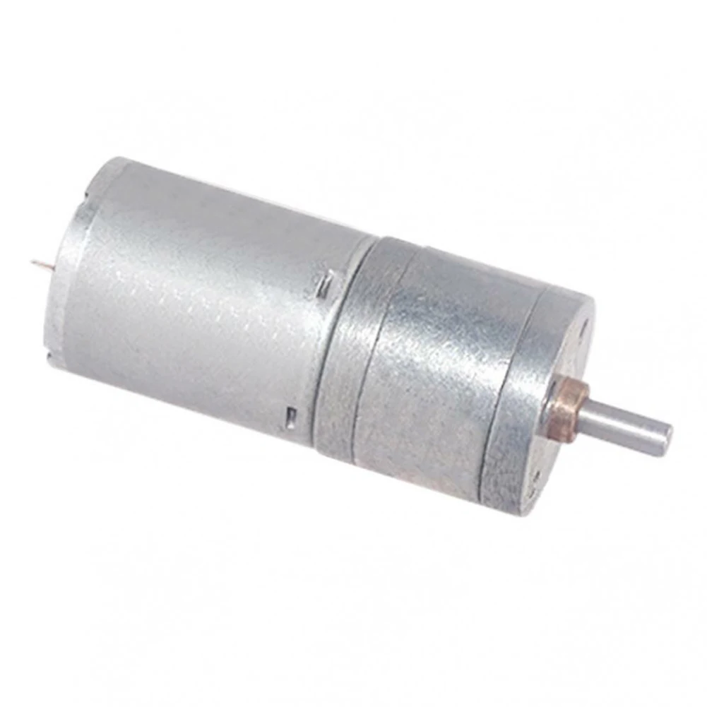 JGA25-370 12V Geared Motor DC Motor Electric Gear Motor High Torque Metal Gear DC Reducer Household Appliances 22 RPM 26 RPM