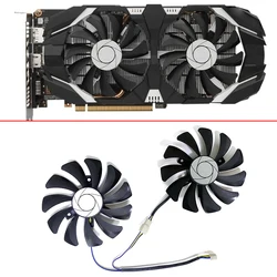 2pcs 85mm 4PIN HA9010H12F-Z GTX1060 GPU FAN For MSI GTX 1060 OC 6G GTX 960 P106-100 P106 GTX1060 GTX960 Graphics Card Fans
