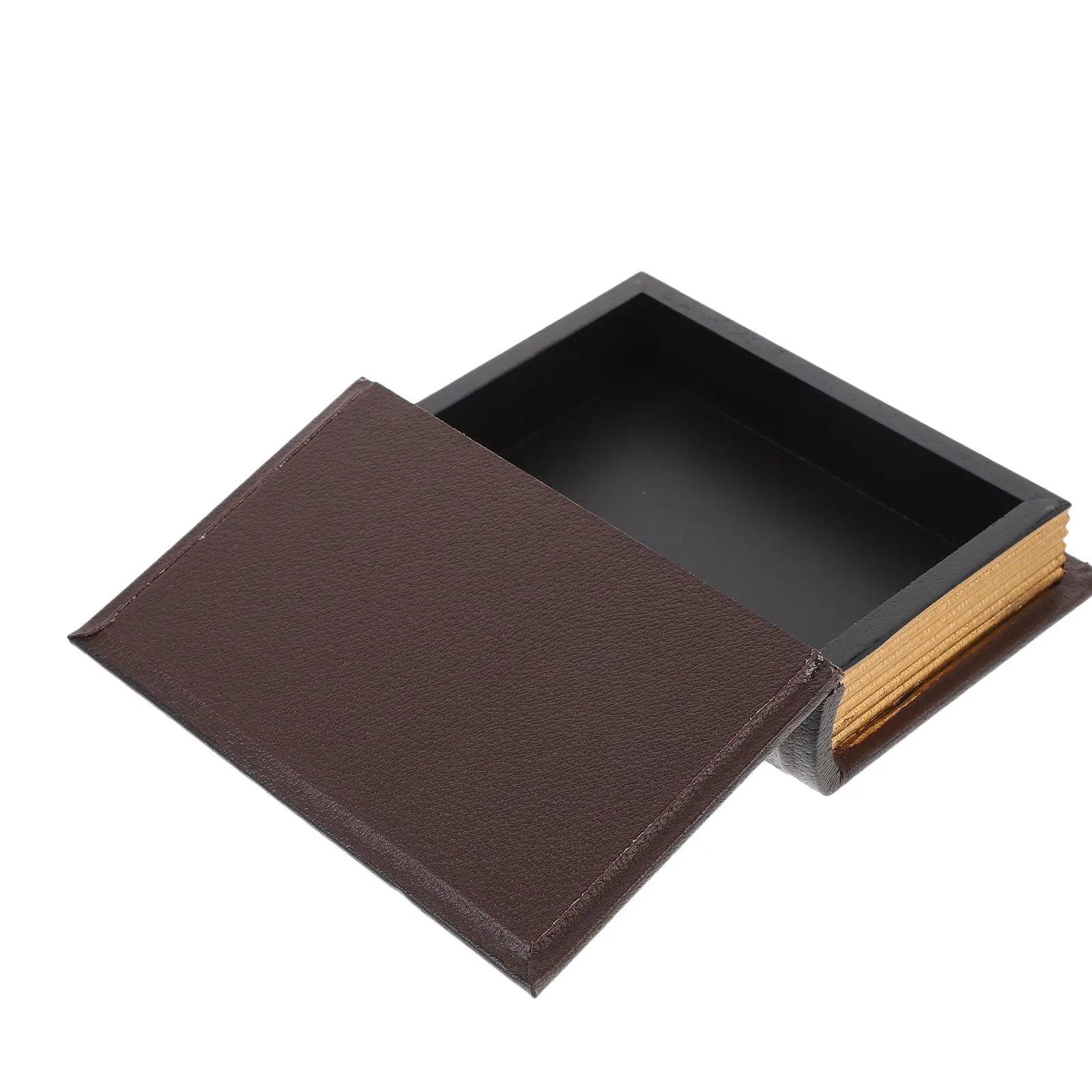 

1pc Vintage Book Shaped Storage ganizer Home Office Decorative Shelf Desk Faux False Book Model Box Fake Book Storage Box Book
