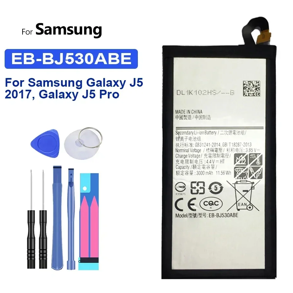 EB-BJ530ABE Battery For Samsung Galaxy J5 2017/Pro SM-J530F/DS SM-J530K J530L J530S J530Y/DS