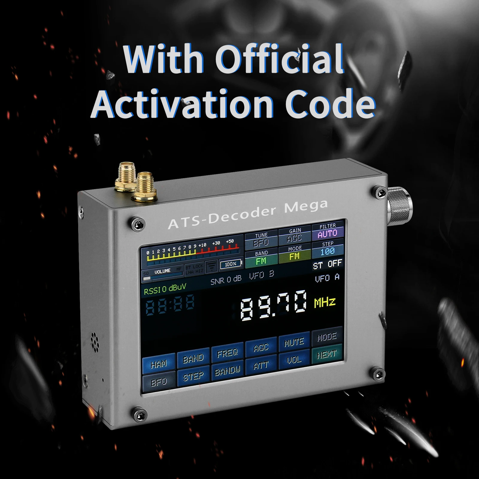 HAMGEEK SDR Radio Receiver with 4