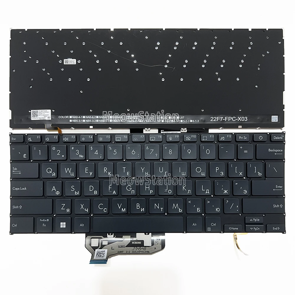 

US/Russian LED-Backlit Keyboard For ASUS Zenbook UX6404 UX6404VV UX6404VI UX6404ZA UX6404ZE,BX6404VI BX6404VV,RX6404V RX6404VV