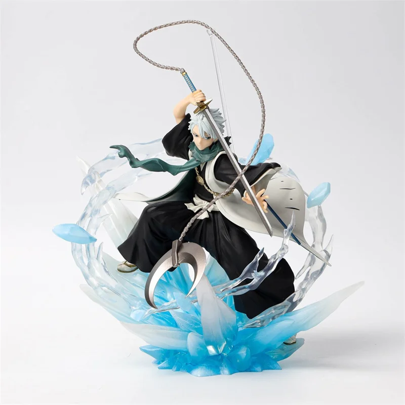 Stock Bandai Origianl Figuarts Zero BLEACH Hitsugaya Toushirou Genuine Anime Figures Collectible Model Statuette Ornament Gift