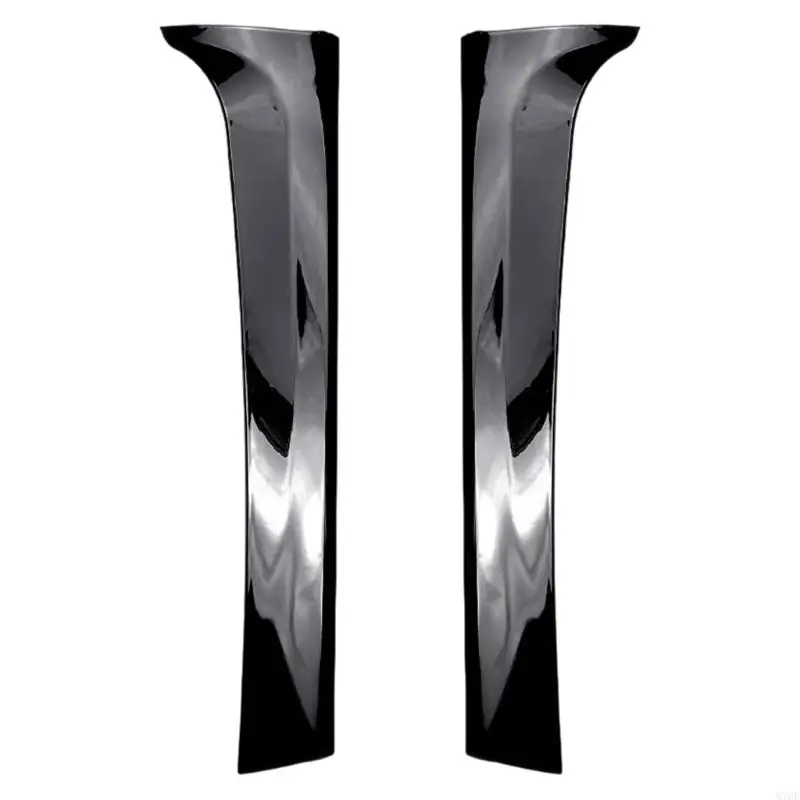 M76E Glanzschwarze Heckscheiben-Zierleiste, Seitenfenster-Paar-Set, Akzent für MK2 – Detail 6