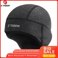 X-TIGER Man Winter Windproof Thermal Fleece Cycling Cap Running Skiing Motocycle Riding Head Hat Woman MTB Bike Cycling Headwear