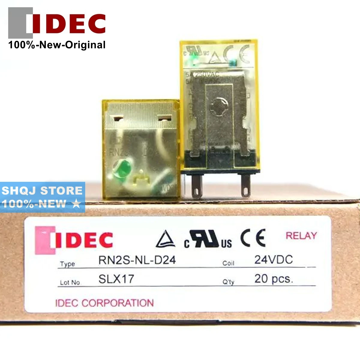 

IDEC 100%-NEW 10PCS RN2S-NL-D24 RN2S-NL-A220 RN4S-NL-D24 RN4S-NL-A220 2CO 4CO 24VDC 220VAC RELAY Original