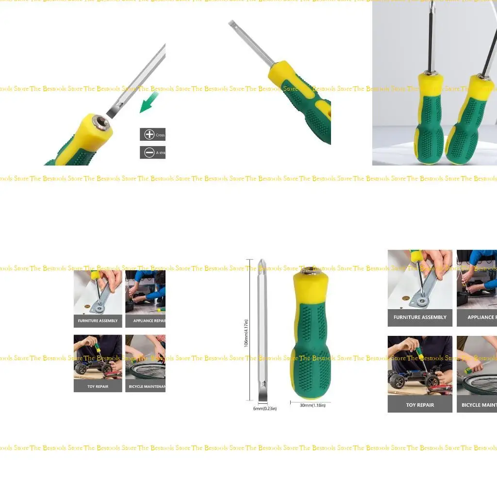 

12PF Sturdy Flat And Crosshead Head Screwdriver With Nonslip Grip For Efficient Work