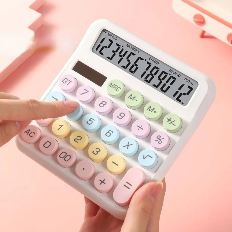 Dopamine calculator mechanical keyboard Large Display Mechanical Dot Keyboard Back To School Supplies Students/Finance