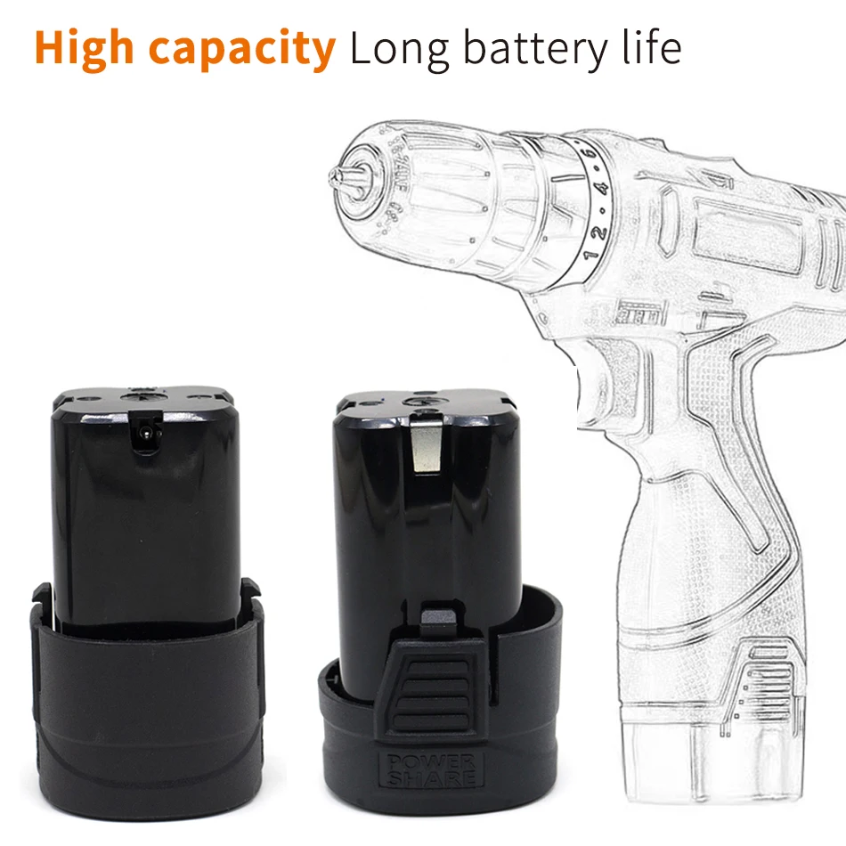 100% New 16.8V 2500mAh Tools Electric Battery for Rechargeable Drill Screwdriver Wireless Electric Drill