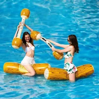 Joust-Juguete infantil de flotador inflable para piscina y playa, anillo de natación hinchable, juguete deportivo acuático para niños, balsa de gladiador