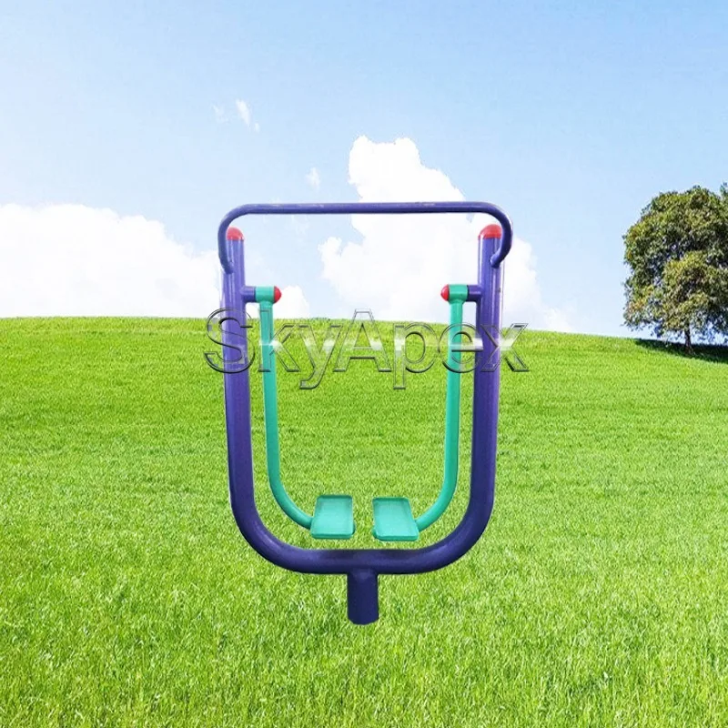 Outdoor Single Walker in Ground Fitness Path Trainer Community Park Walking Equipment for Leg Mobility Aerobic Physical Workout