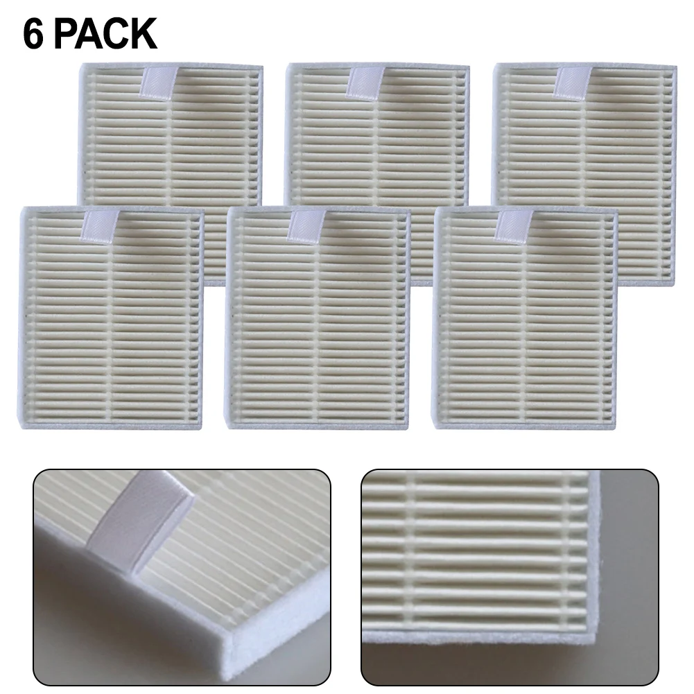 6 шт. ABS и HEPA-фильтр, сменные фильтры для пылесоса, совместимые с бытовыми инструментами Polaris PVCR 4250/4260