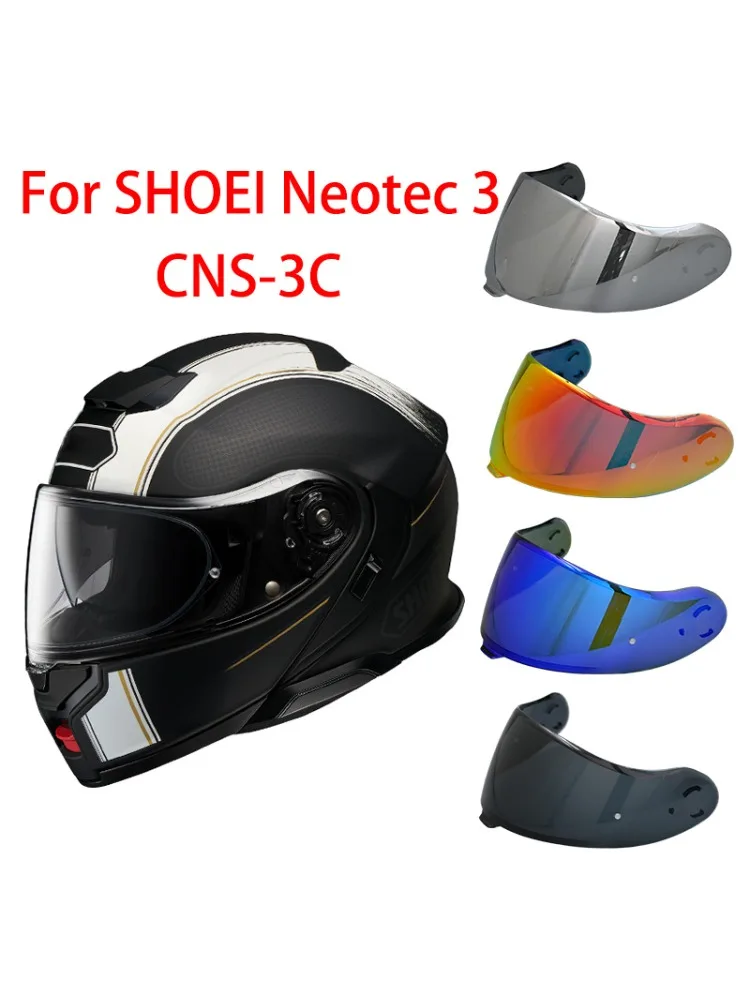 Wizjer do kasku motocyklowego Neotec 3 do kasków SHOEI Neotec 3, CNS-3C, Anthem, Grasp, Satori Moto – zamiennik szklanej soczewki. — zdjęcie produktu 7