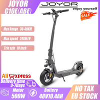 JOYOR C10E(ABE) Electric Scooter 500W 48V 10.4Ah Atdul E-Scooter 25km/h Speed 30-50km Range 10 Inch Tires Foldable City EScooter