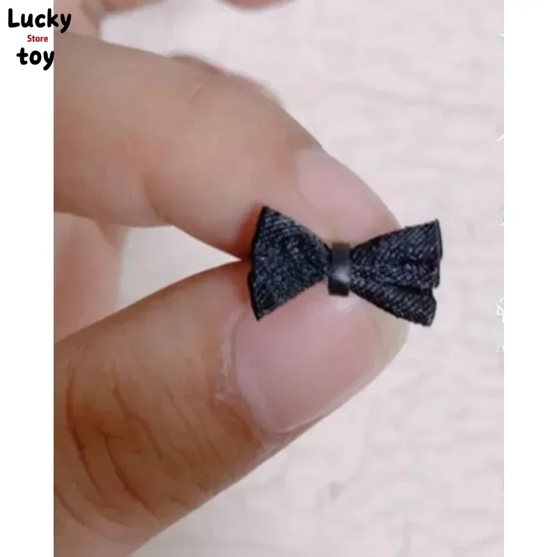 Preto Bow Tie Modelo para Action Figure, Soldado Match Business Suit, Camisa Tie, Coleção Boneca, 12 "Action Figure, Acessórios Presente, 1:6