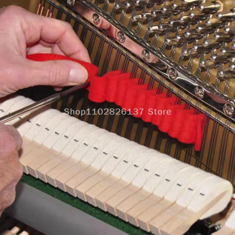 البيانو العالمي عازلة للصوت الشريط ضبط أداة المهنية الملحقات ورأى الصوف شرائط القطن الصامت العالمي البيانو وقف الفرقة #4