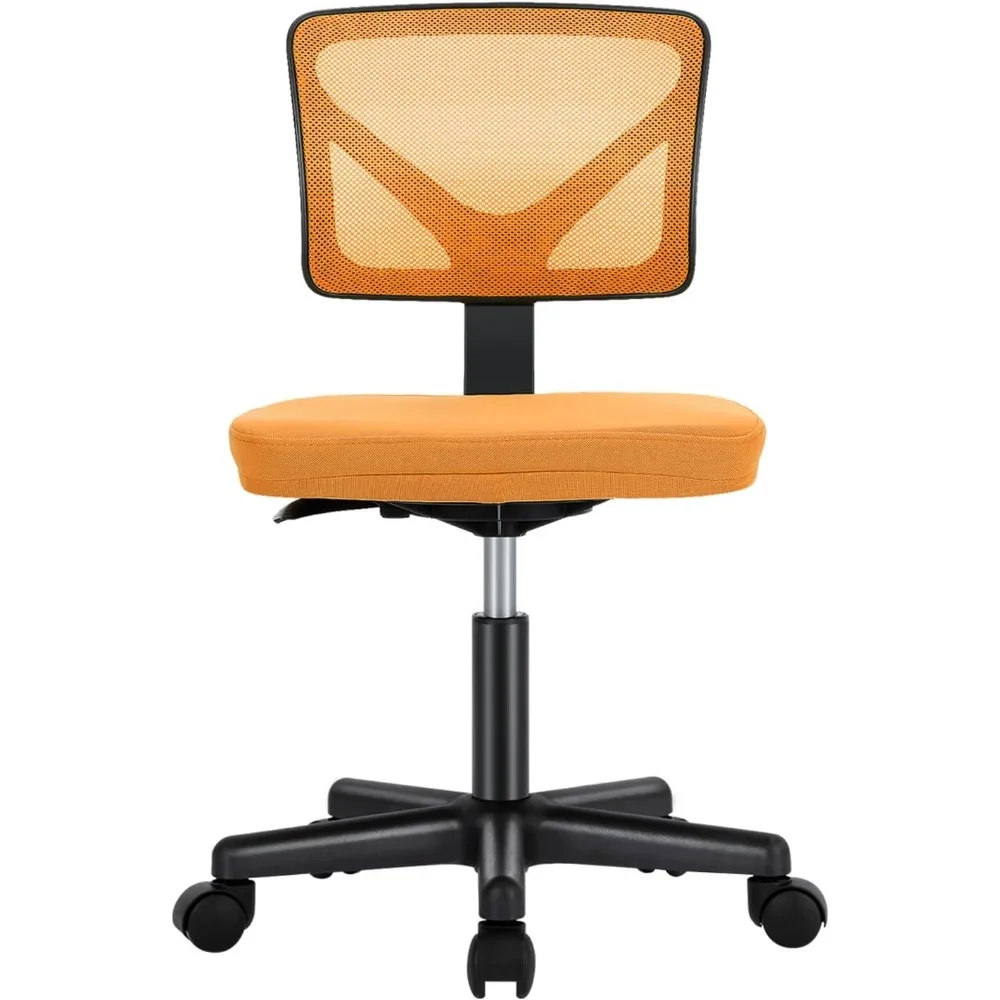 

Office Computer Desk Chair, Ergonomic Low-Back Mesh Rolling Work Swivel Chairs with Wheels, Armless Comfortable Seat Lumbar Supp