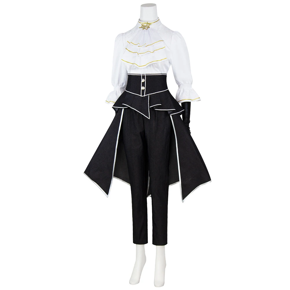 

Game Clair Obscur Cosplay Maier Top Pants Clothes Women Party Disguise Roleplay Halloween Outfits Suits Female Costume Carnival