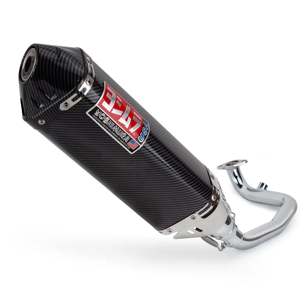 Universal Stainless Steel Motorcycle Exhaust Modification GY6 51MM tank 200 Efi Scooter for Cuma Gy6 200cc！