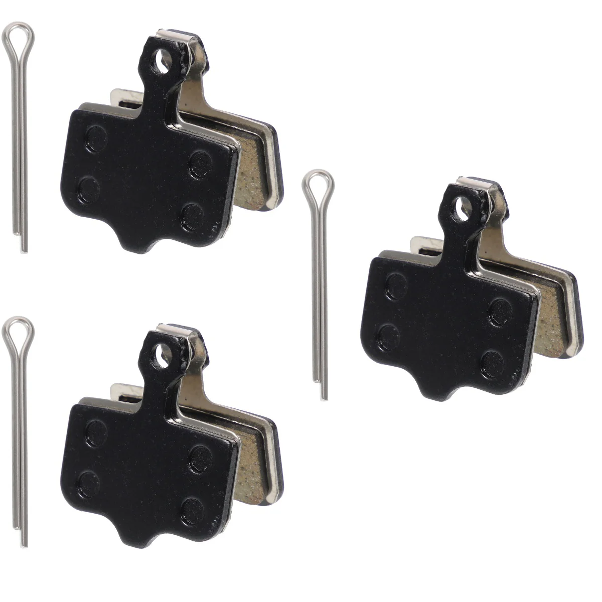 

Set of 3 Mountain Bike Brake Pads Bicycle Disc Electric Conversion Kit Bikes Supply Durable Cycling Block Silent Accessories