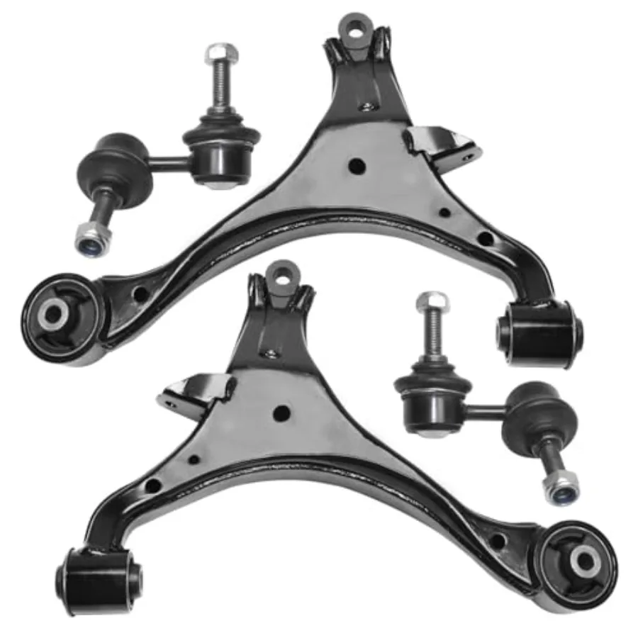 

Комплект из 4 передних рычагов управления для 0204 Acura RSX включает 2 нижние рычаги управления и 2 рычаги стабилизатора поперечной устойчивости для улучшенной обработки и