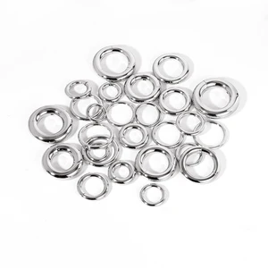 ZS 1 Buah Anting-Anting Lingkaran Ukuran Besar 316L Sumbat Pengukur Telinga Baja Tahan Karat Cincin Hidung Septum Punk 2/4/6/8/10/12G Tindikan Tubuh BCR 10 penjualan terbaik tindik tongkat pangeran albert - №