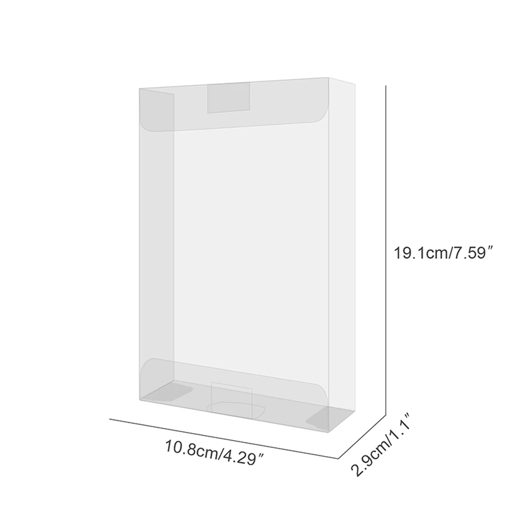 Transparent box for vintage video tape VHS transparent protective box PET display box