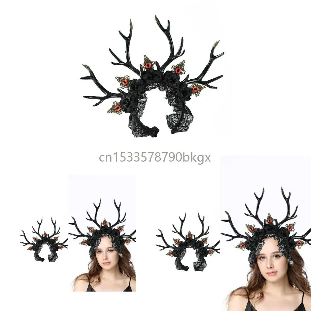 

Halloween Party Strain Headciece с демоническим глазом акцент для волос для взрослых для взрослых детские костюмы празднование