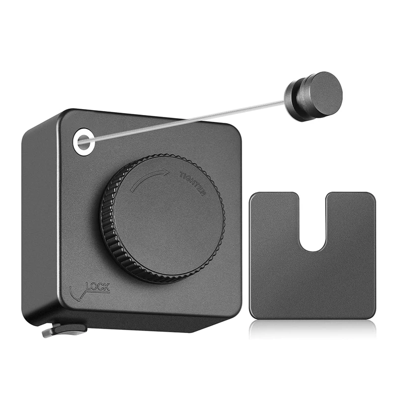 실내 실외 개폐식 빨랫줄, 헤비 듀티 의류 건조 세탁 라인, 벽걸이 빨랫줄, 14Ft