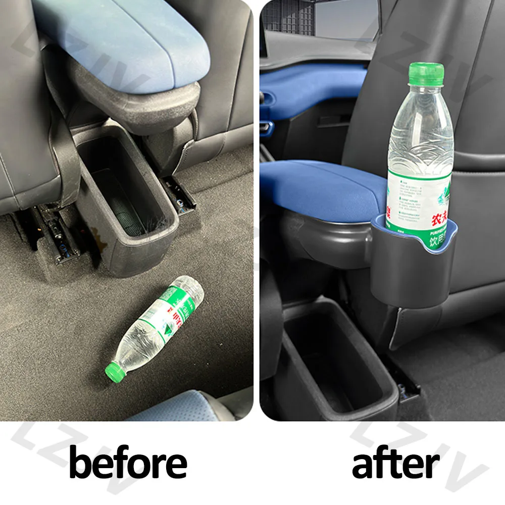 New For BYD Seagull Dolphin Mini Surf Center Console Armrest Rear Cup Holder Interior Modification Product Rear Seat Beverage Ho