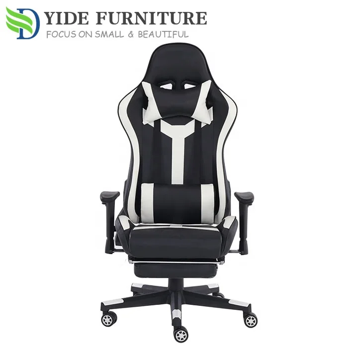 YYHC Leather Ergonomic Computer Silla Design Racing Luxury Office Chair Arm in Metle Design