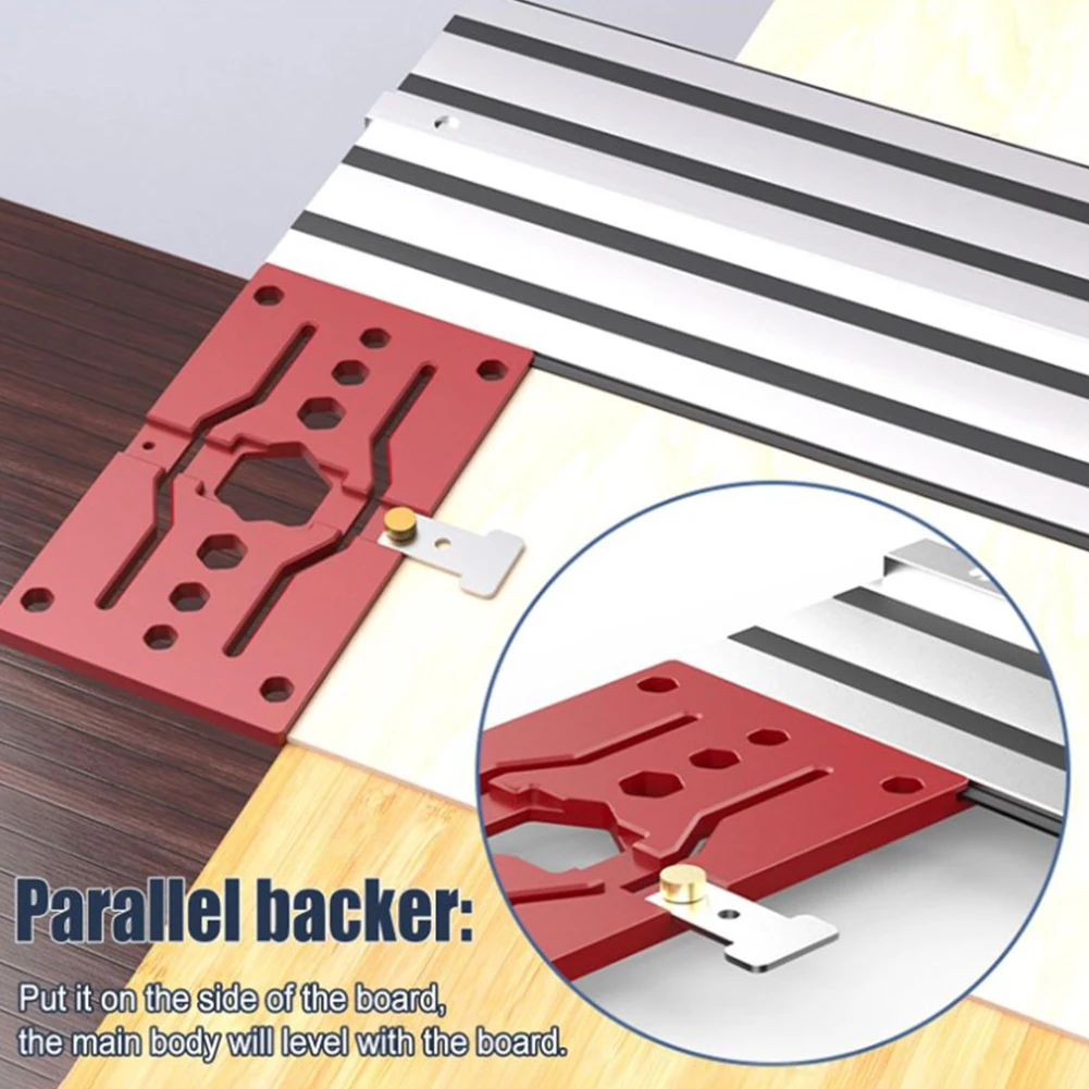 Right Angle Circular Sawing Guide Rails 340mm Woodworking 90 Degree Electric Track Stop Square Electric Circular Sawing