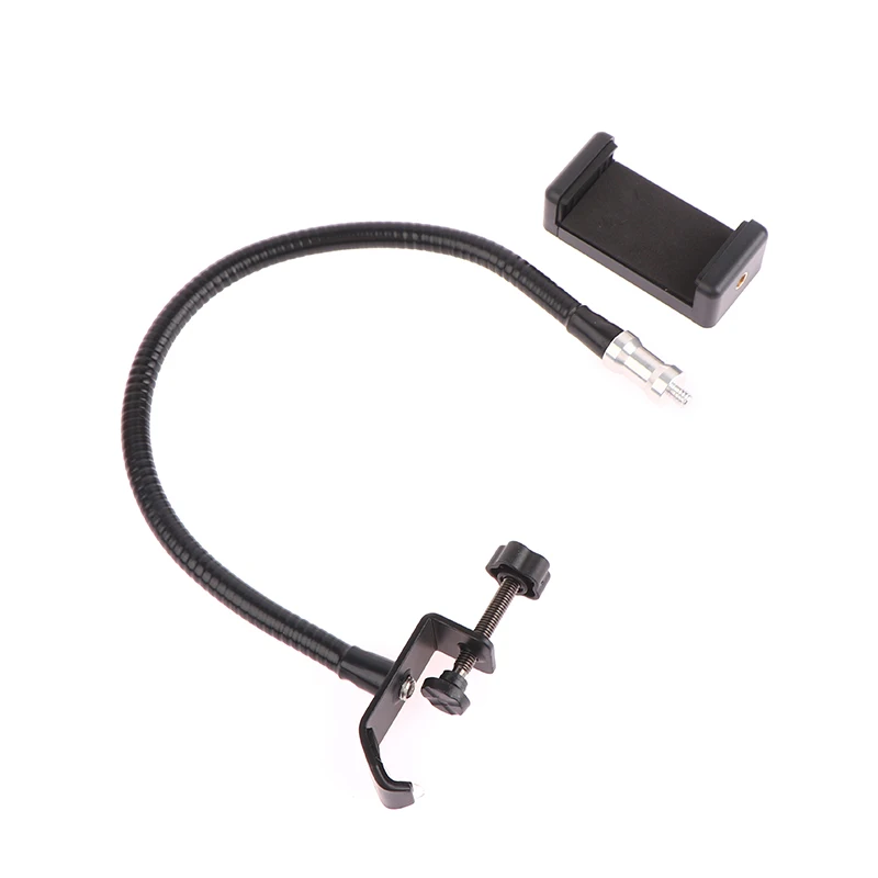 Flexible Microphone Gooseneck phone Stand with Desk Clamp for Radio Broadcasting Studio Live Broadcast Equipment Stations