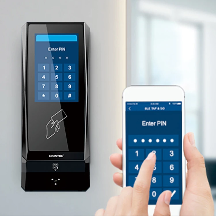 CIVINTEC Outdoor PoE 2.4G Dynamic QR Code Scanner TCP/IP WiFi 13.56MHz ثابت Wallmount Gate Access Control قارئ البطاقات الذكية #6