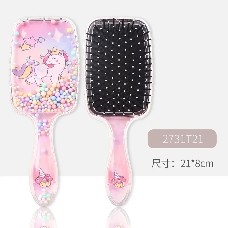 Kids Hair Comb Brush Kawaii Cartoon Animal Panda Massage Air Cushion Comb for Girl Sweet Hair Comb