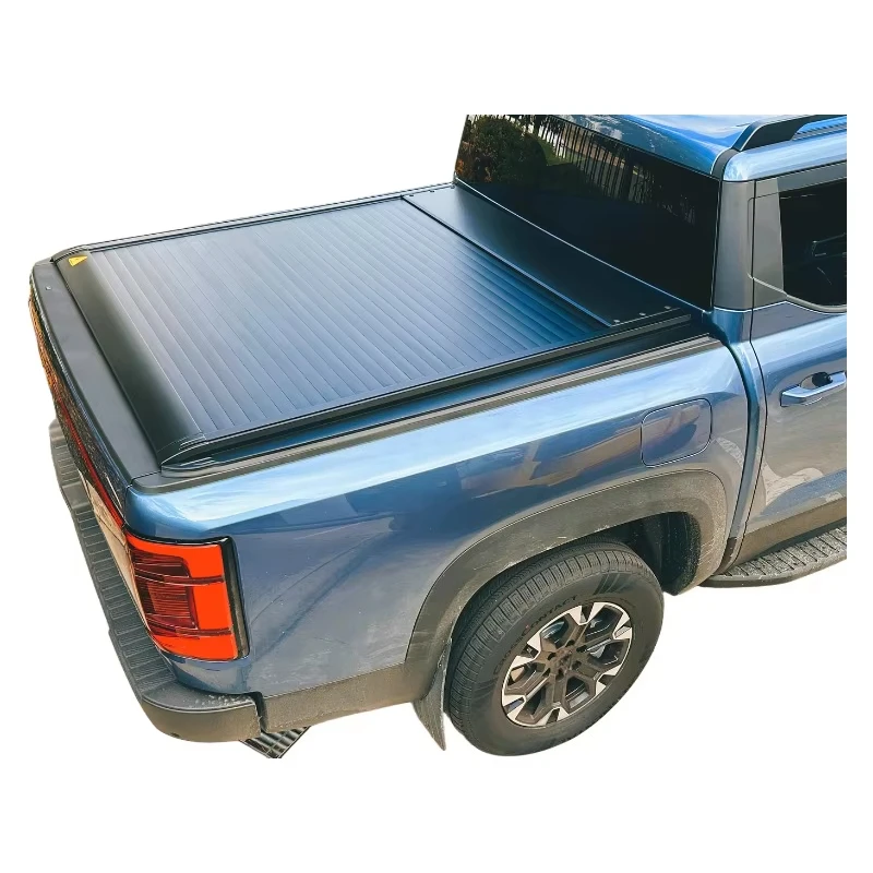 

SHARK 6 Electric Roller Tonneau Cover Hard Retractable Aluminum Alloy LED Lights No-Drill Installation Ute/Pickup Ranger