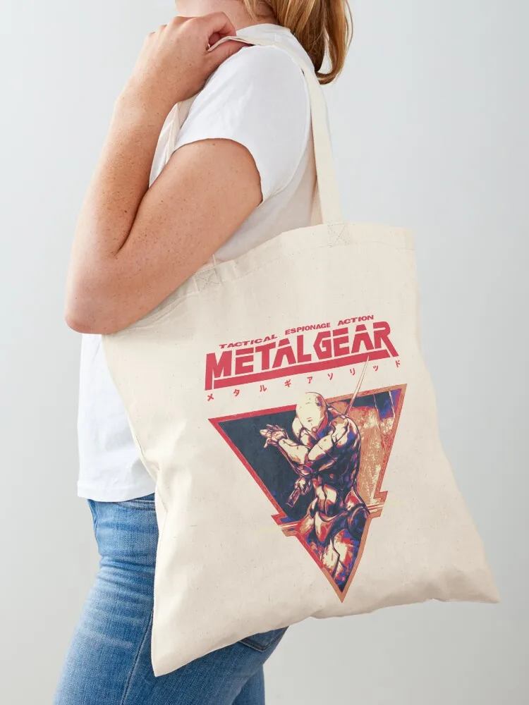 

Gray Fox Option B Tote Bag Women's shopper bag tote bag men Canvas shoulder hand bags