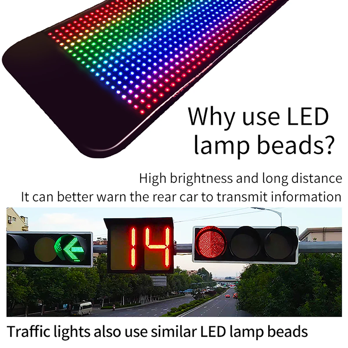 Car LED Interior Light Windshield Strobe Lights Decorative Lights Automobile LED Strip 2.5M USB APP Control With Remote Control