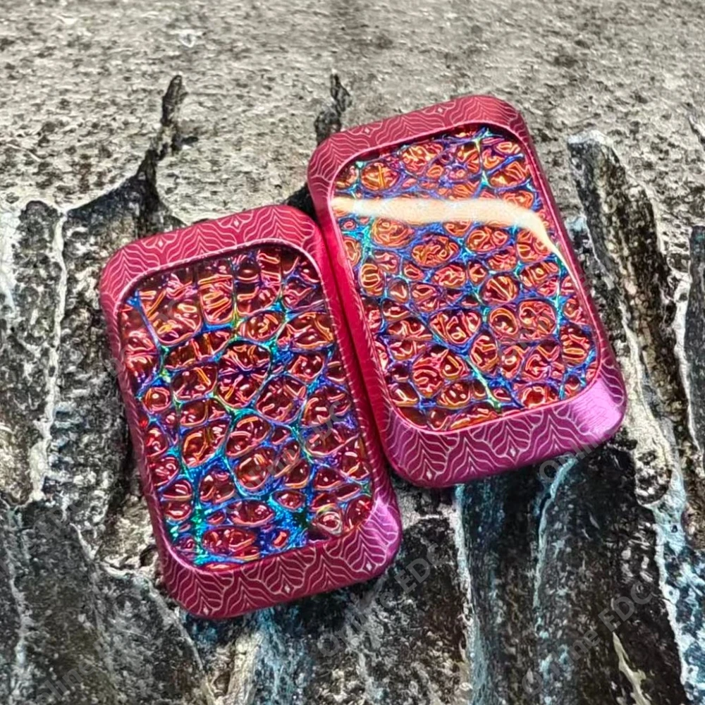 Sky Nest EDC Shimshy 6+8 Unlimited Pushing Slider Stainless Steel Pink Fidget Slider Stress Relief Toy Push Slider