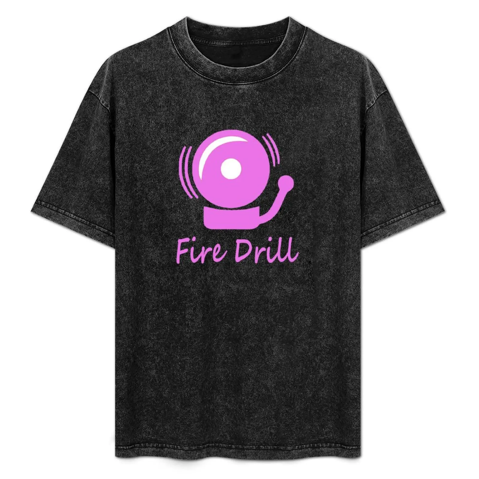 

Fire Drill T-Shirt Casual Loose Short Sleeve Tee for Men