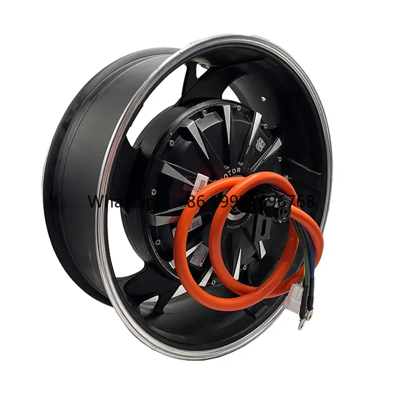 

2000W 17 Inch Aluminum Alloy Wheel Motor Modified Brushless Toothless Waterproof Permanent Magnet Construction